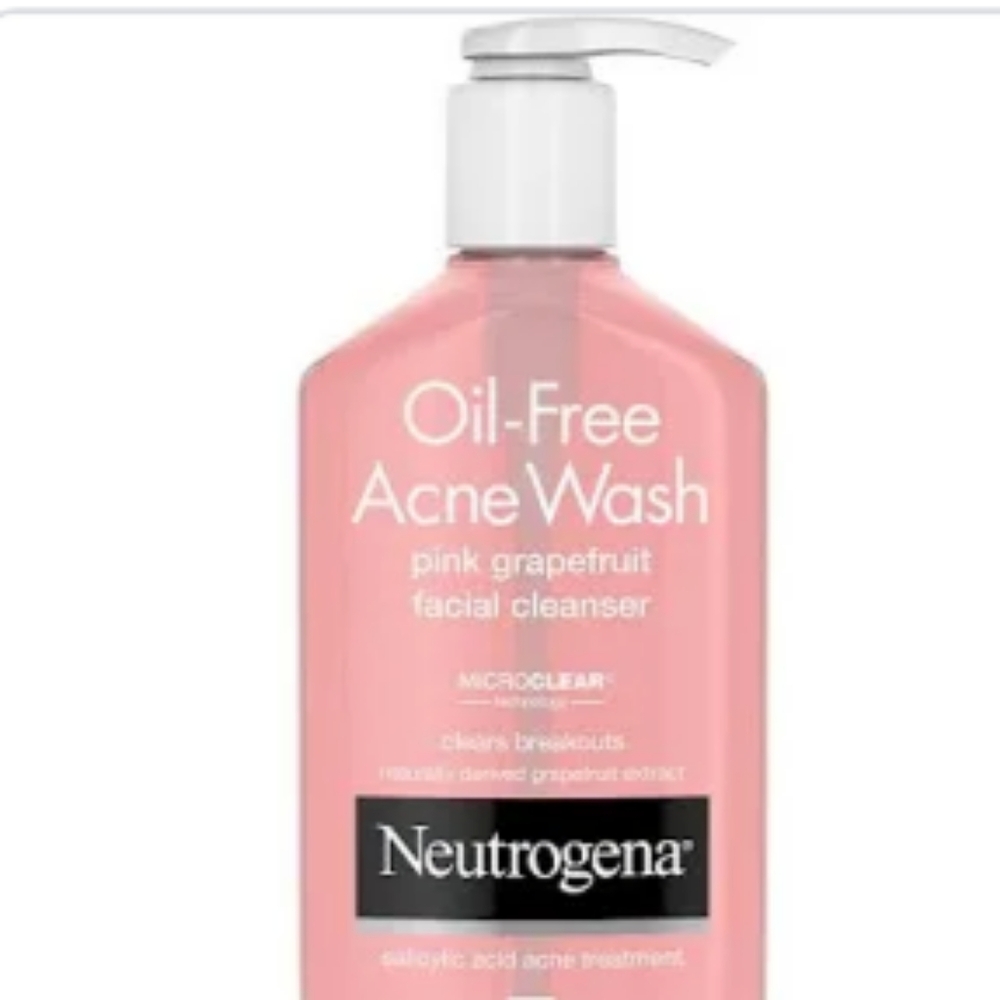 Neutrogena Oil-Free Salicylic Acid Pink Grapefruit  Cleansing Acne Wash 9.1 fl.